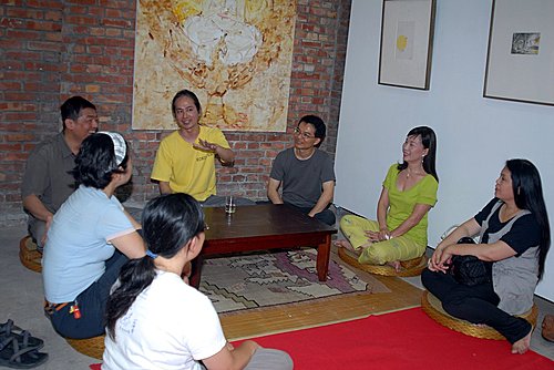 2008 飄浮在風之上 曉戈個展座談會